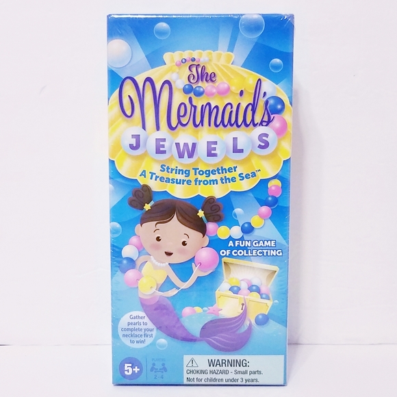 THE MERMAID'S JEWELS: String Together A Treasure From The Sea Table Top Game NEW - Picture 2 of 4